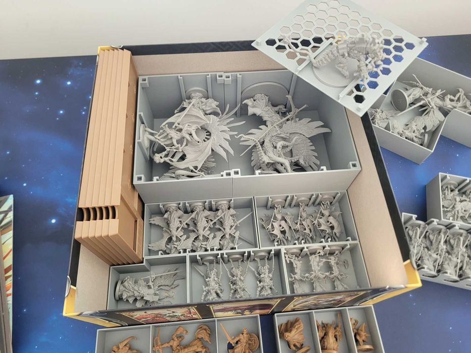 Insert organizer do gry planszowej Massive Darkness 2 + Heavenfall