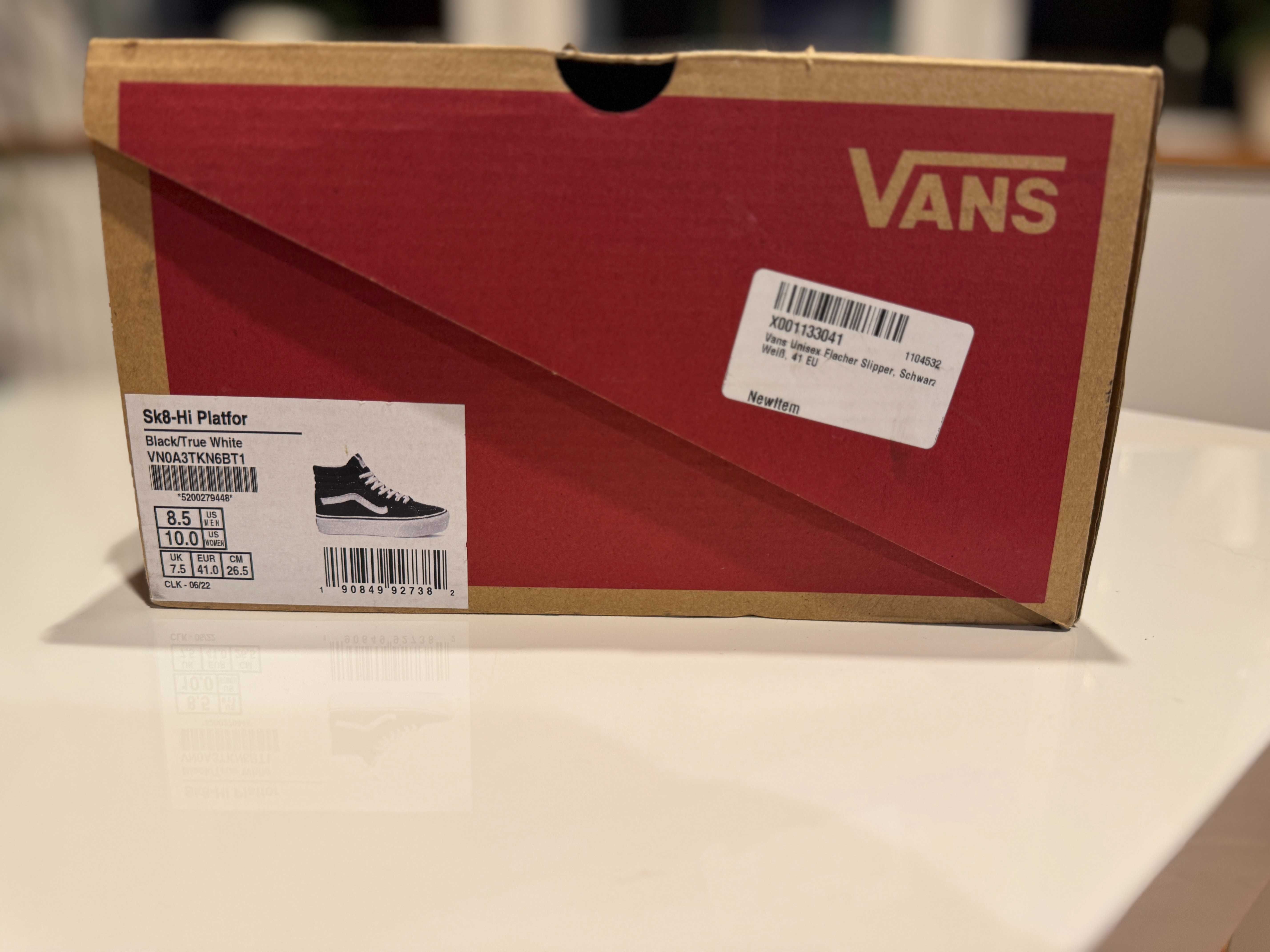 Vans Sk8-Hi czarne - rozmiar 41