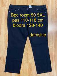 Bpc 50 damskie jeansy dżinsy czarne spodnie Vintage