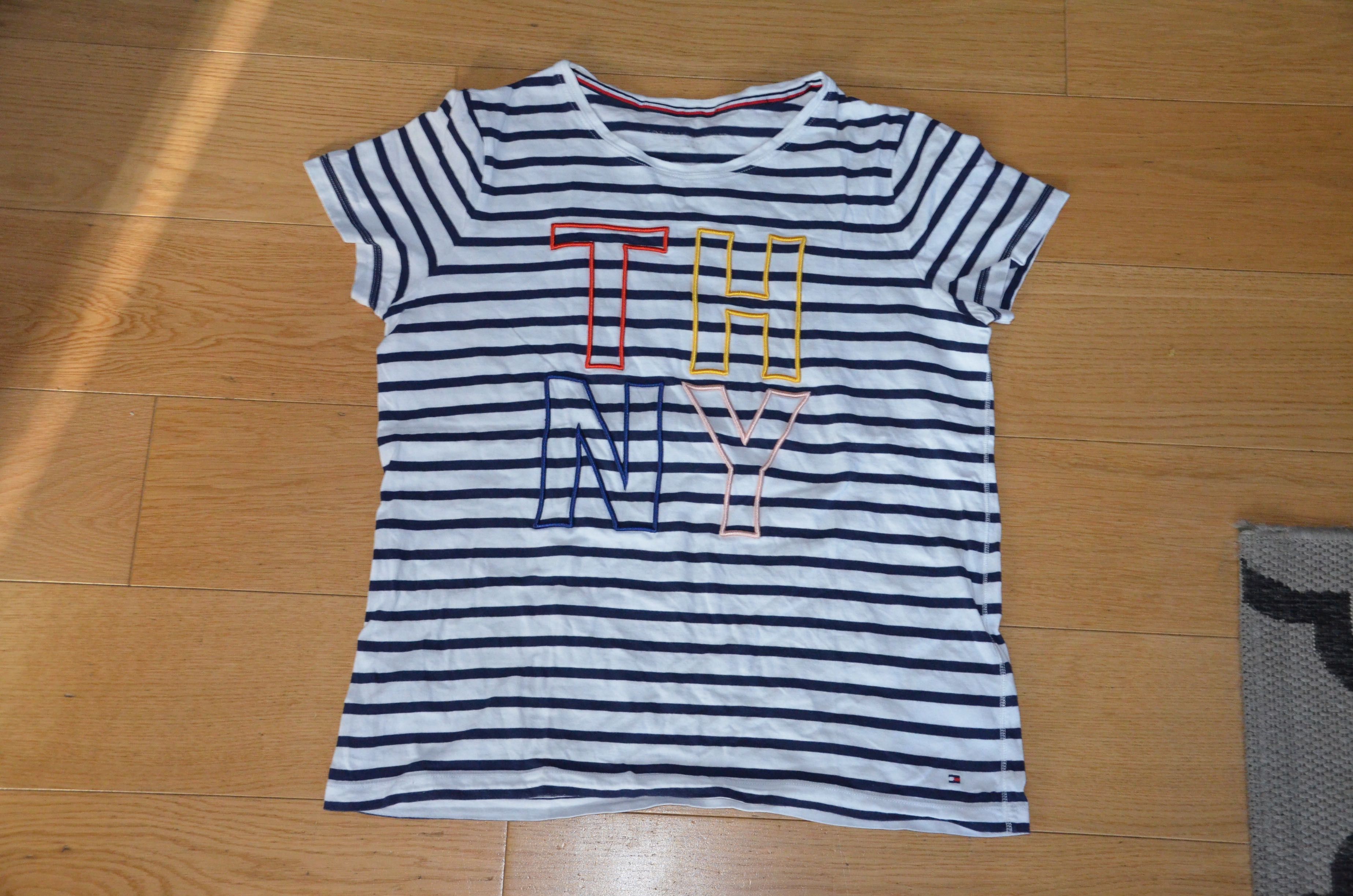 t-shirt damski Tommy Hilfiger  paski r. M