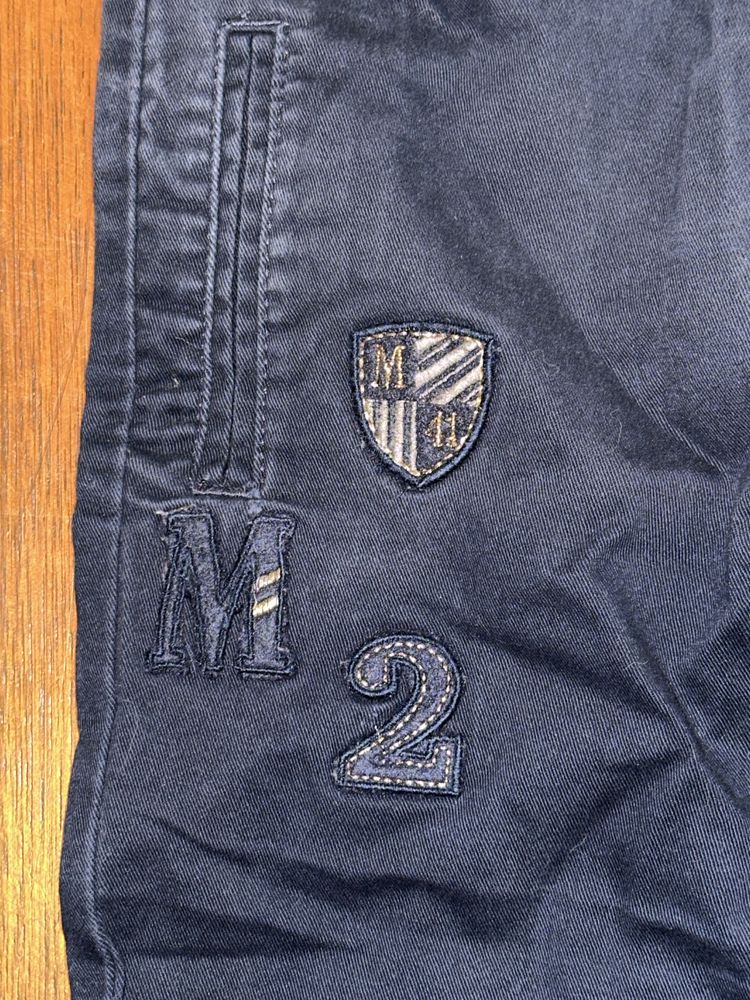 Spodnie chinosy dla chlopca Mayoral niebieskie 6lat 116cm