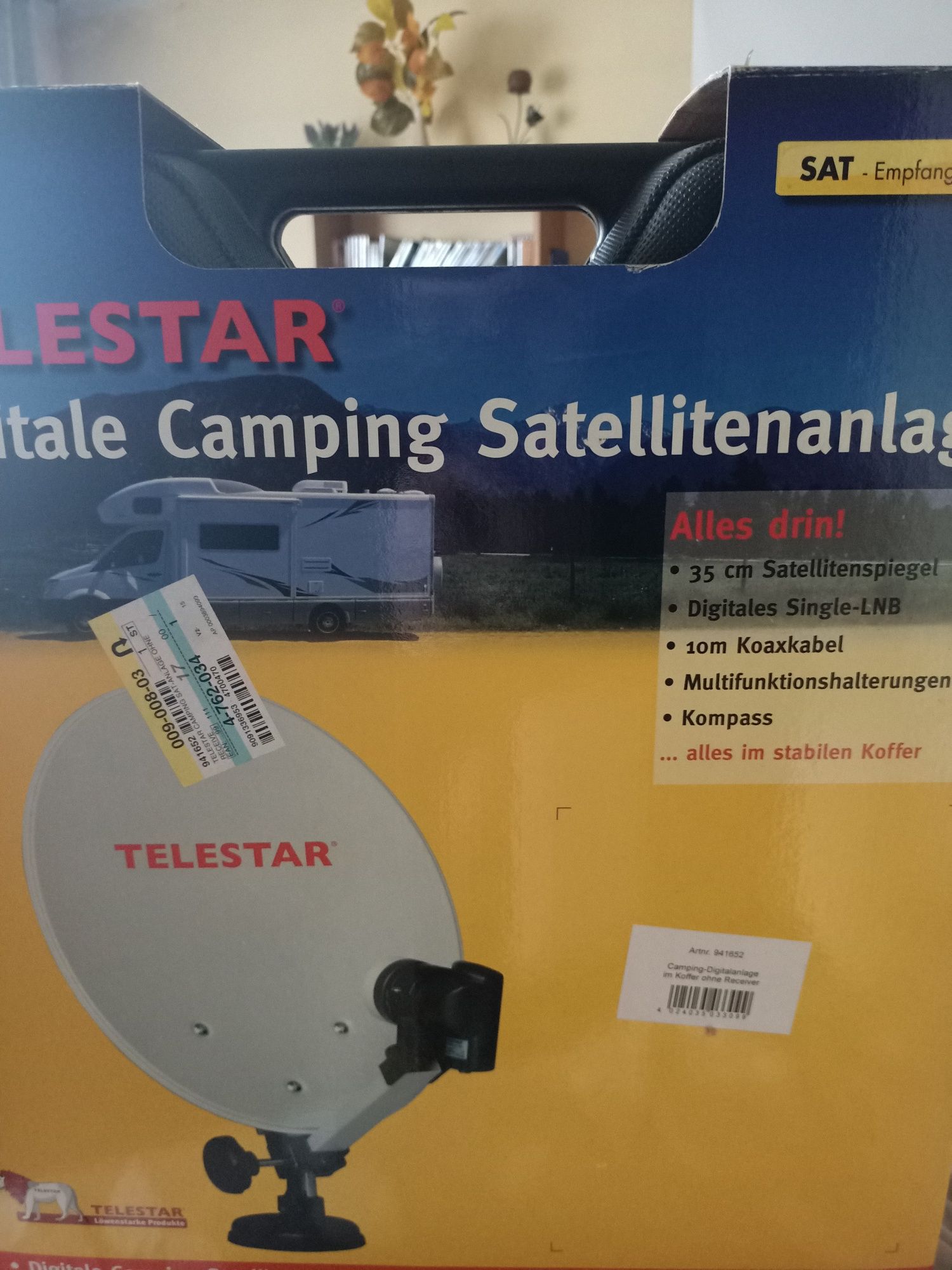 Antena do kampera Telestar