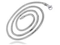 Gruby Okrągły Łańcuszek Żmijka Snake Wąż 3Mm 45m Snake_O30_45