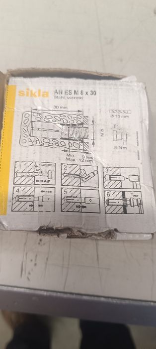 Bucha de bater M8 x 30