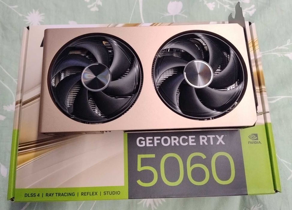 Відеокарта MSI GeForce RTX 5060 INSPIRE 2X OC 8GB (стан нової)