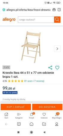 Ikea krzesło terje