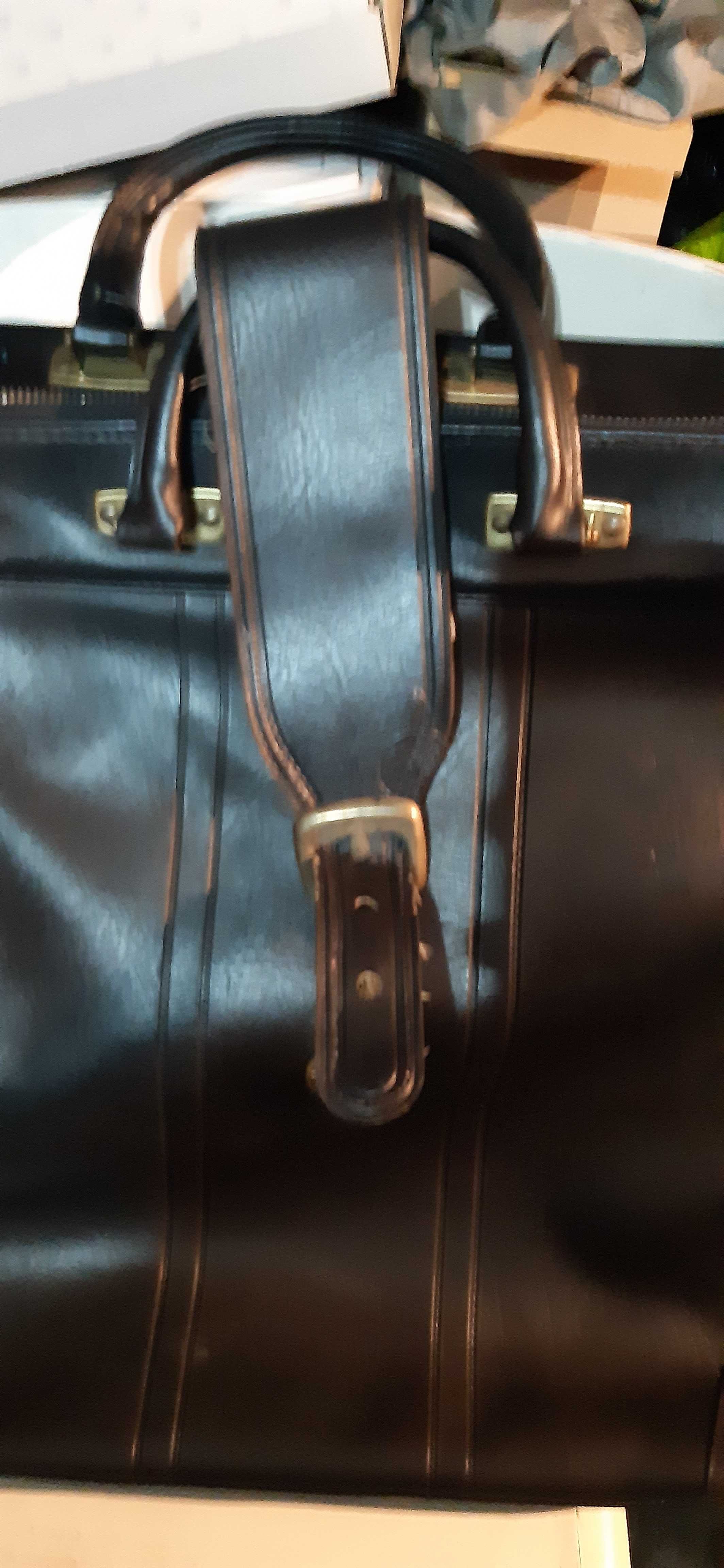 stara duża walizka torba podróżna dla kolekcjonerów prl