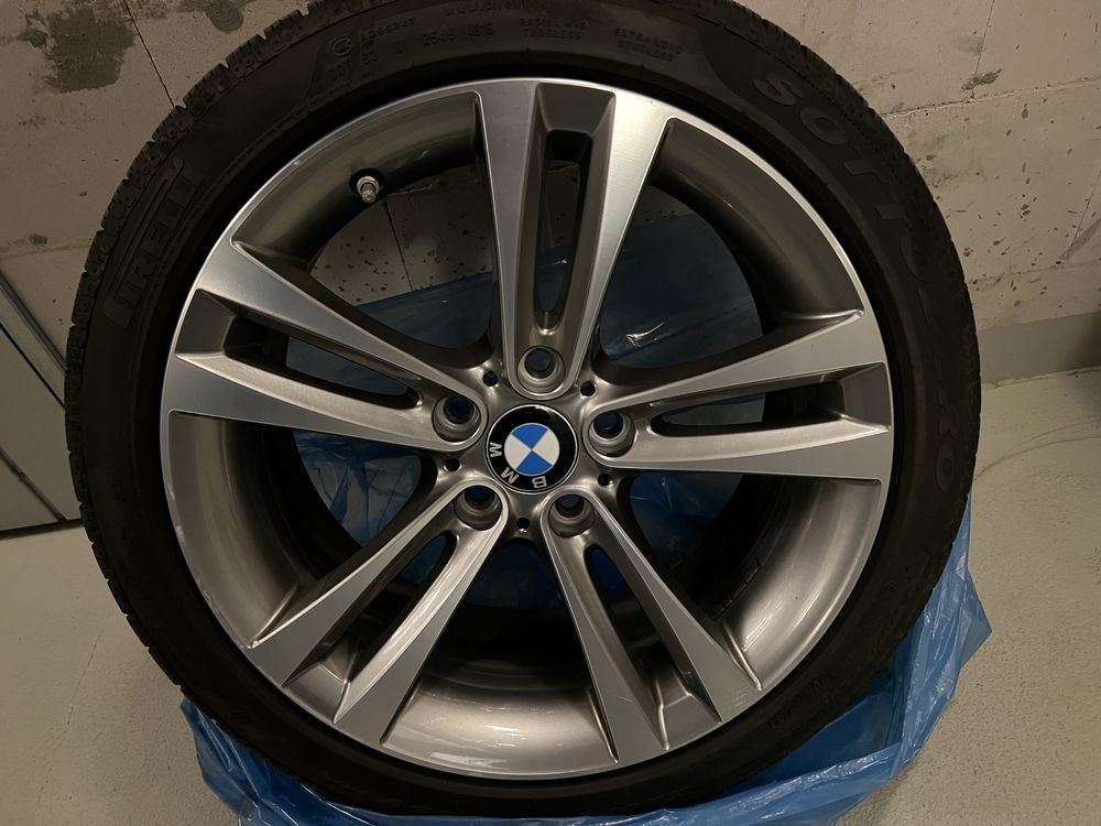 Oryginalne koła BMW 225/45/R18 BMW Double Spoke felgi 18 F36