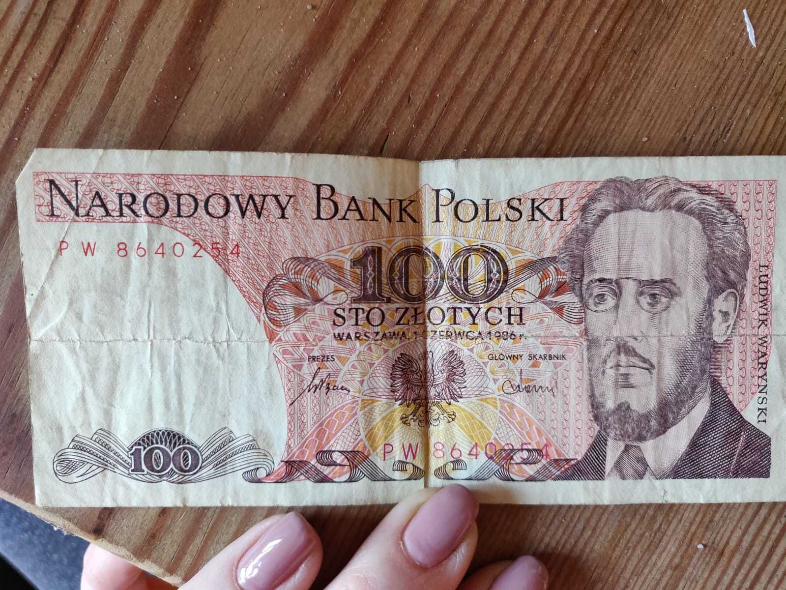 Banknot 100 zł 1883 rok Narodowy Bank Polski Proletaryat L Waryński