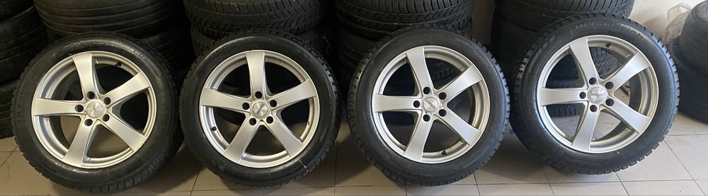 Диски R17 , 5/114,3 ЕТ38, 7,5J з зимовою резиною  на renault kadjar, k
