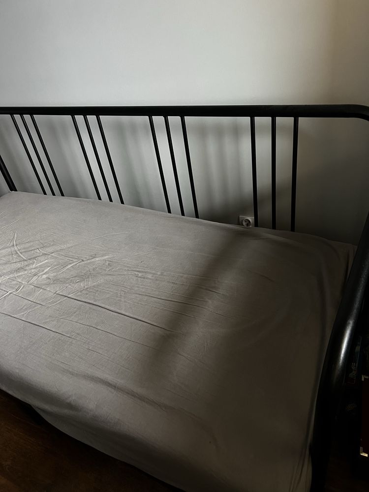 Łóżko Ikea Fyresdal wraz z Materacem Rozkładane