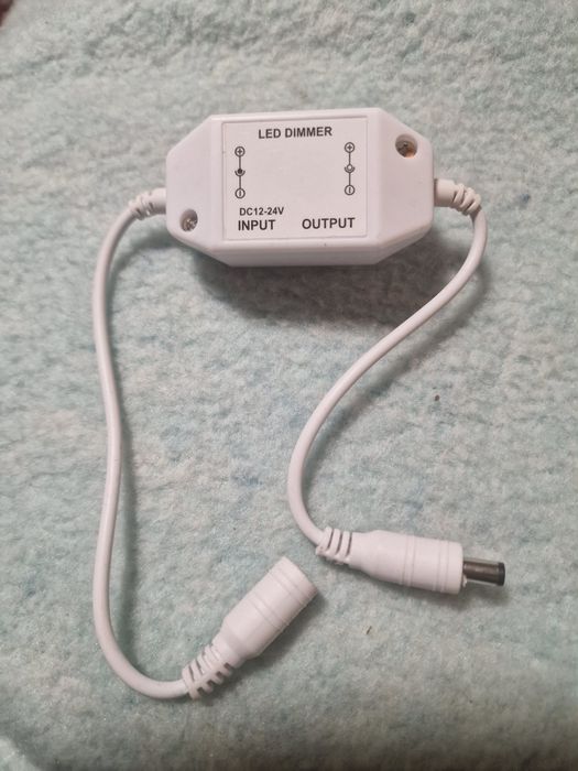 Sterownik LED ściemniacz manualny 4A DC biały