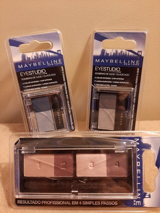 Sombras Maybelline e L'Oréal (várias tonalidades)