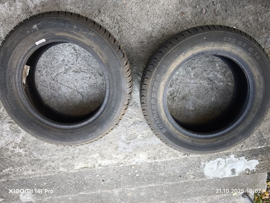 Opony letnie 14"  2 sztuki
