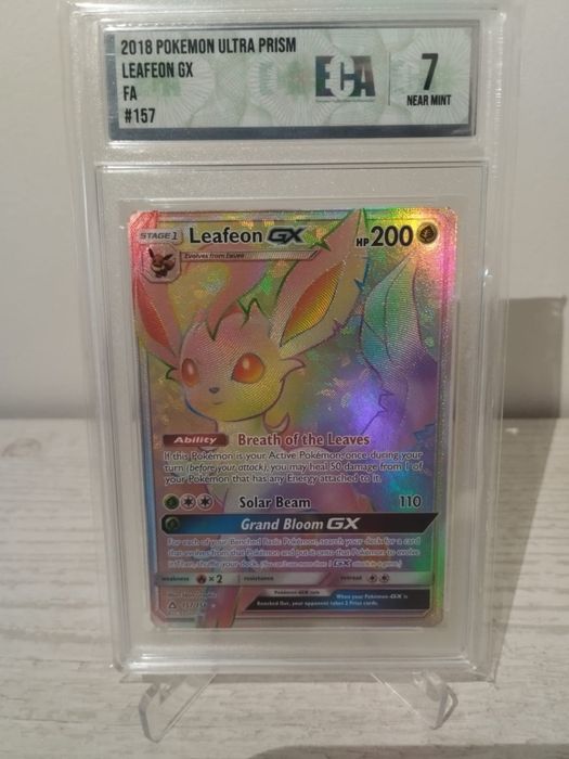 Karta Pokemon Leafeon GX 157/156 ECA 7