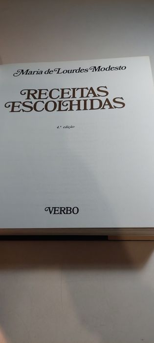 Receitas Escolhidas - Maria de Lourdes Modesto (4ª edição)
