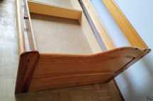 REZERWACJA Drewniane solidne łóżko z szufladami 200x90