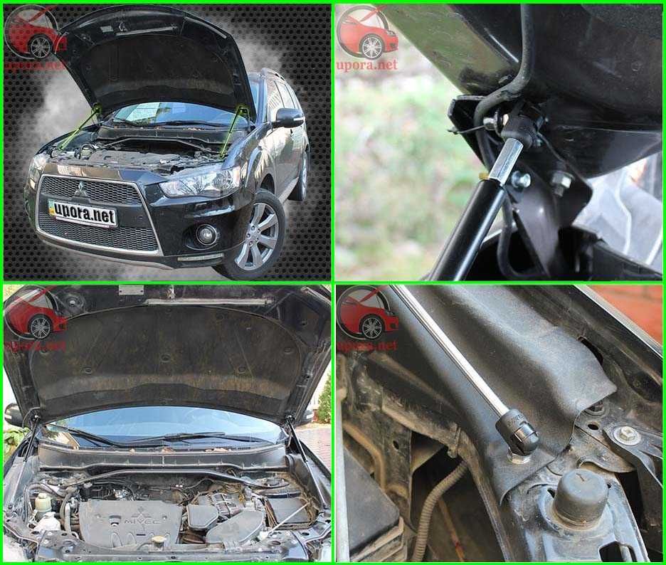 Амортизатор капота / Газовый упор для Mitsubishi Outlander 1, 2, 3, 4