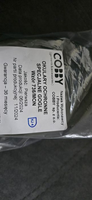 Okulary ochronne specjalne gogle wz 736 mon wojskowe