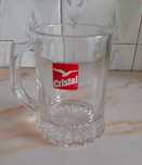 Caneca cerveja Cristal anos 80 - Nova