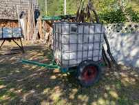 Zbiornik Mauzer 1000 l + wózek, przyczepka
