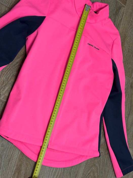 Pearl Izumi windstopper softshell M яркая женская велокуртка