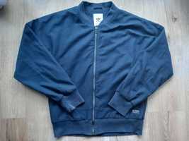 Bluza kurtka bomber bomberka Adidas wełna wool r.38