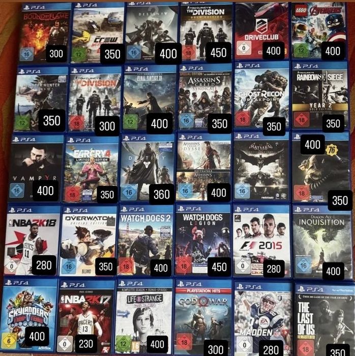Игры для Ps4 ігри для Ps4 топ хит опт
