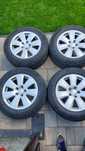 Koła Felgi aluminiowe Audi 16 cali Opony zimowe Continental 225x55x16