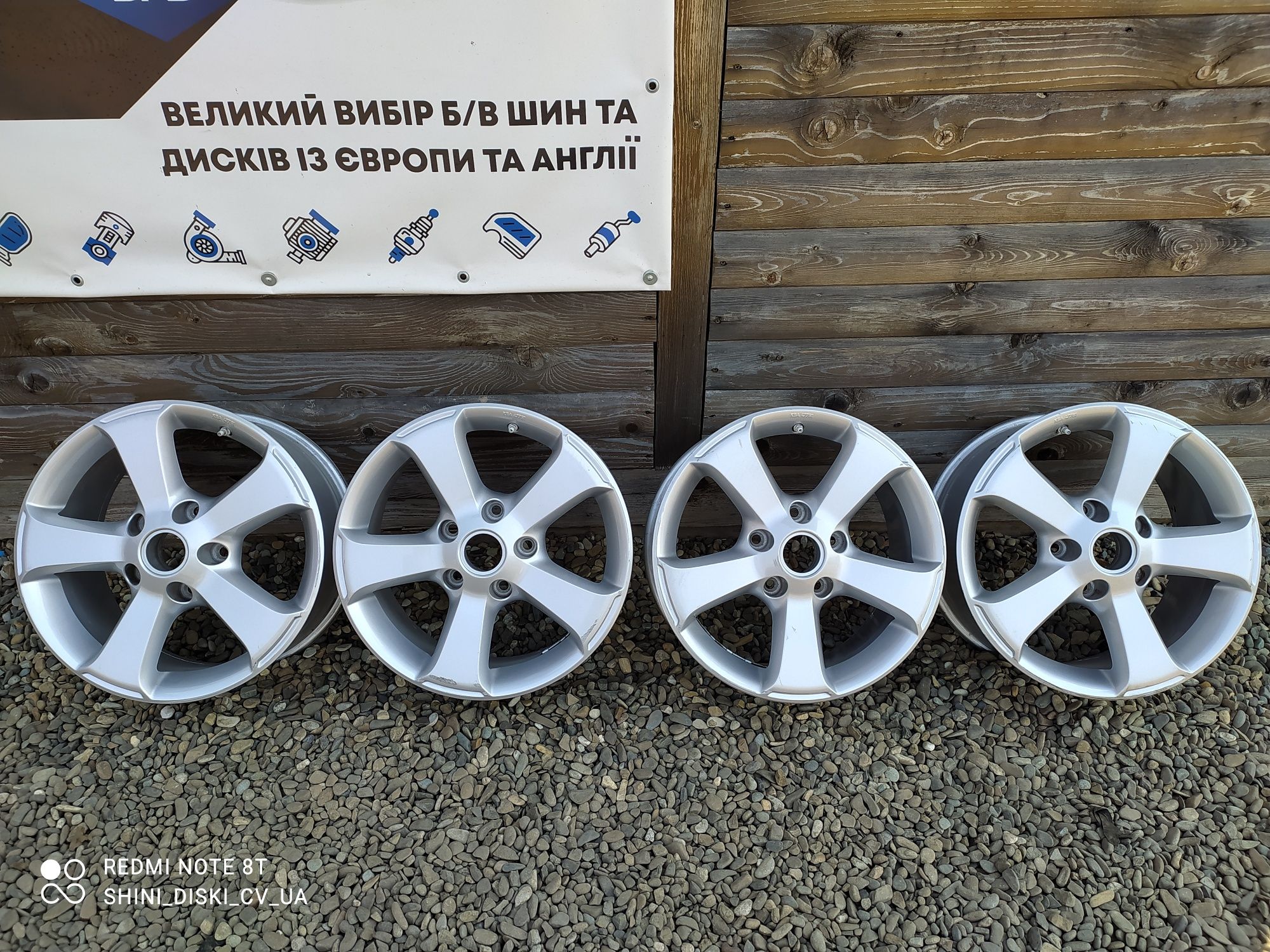 Диски титановые VW Touareg,Audi Q7 R17, 7.5 j , 5.130 ET50 DIA 71.6