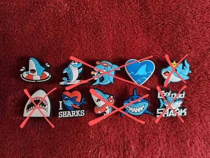 Джиббітси акули (jibbitz)