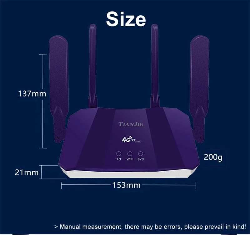 4G/3G LTE Wi-Fi роутер модем R8B-3 TIANJIE SIM картка LAN Type-C
