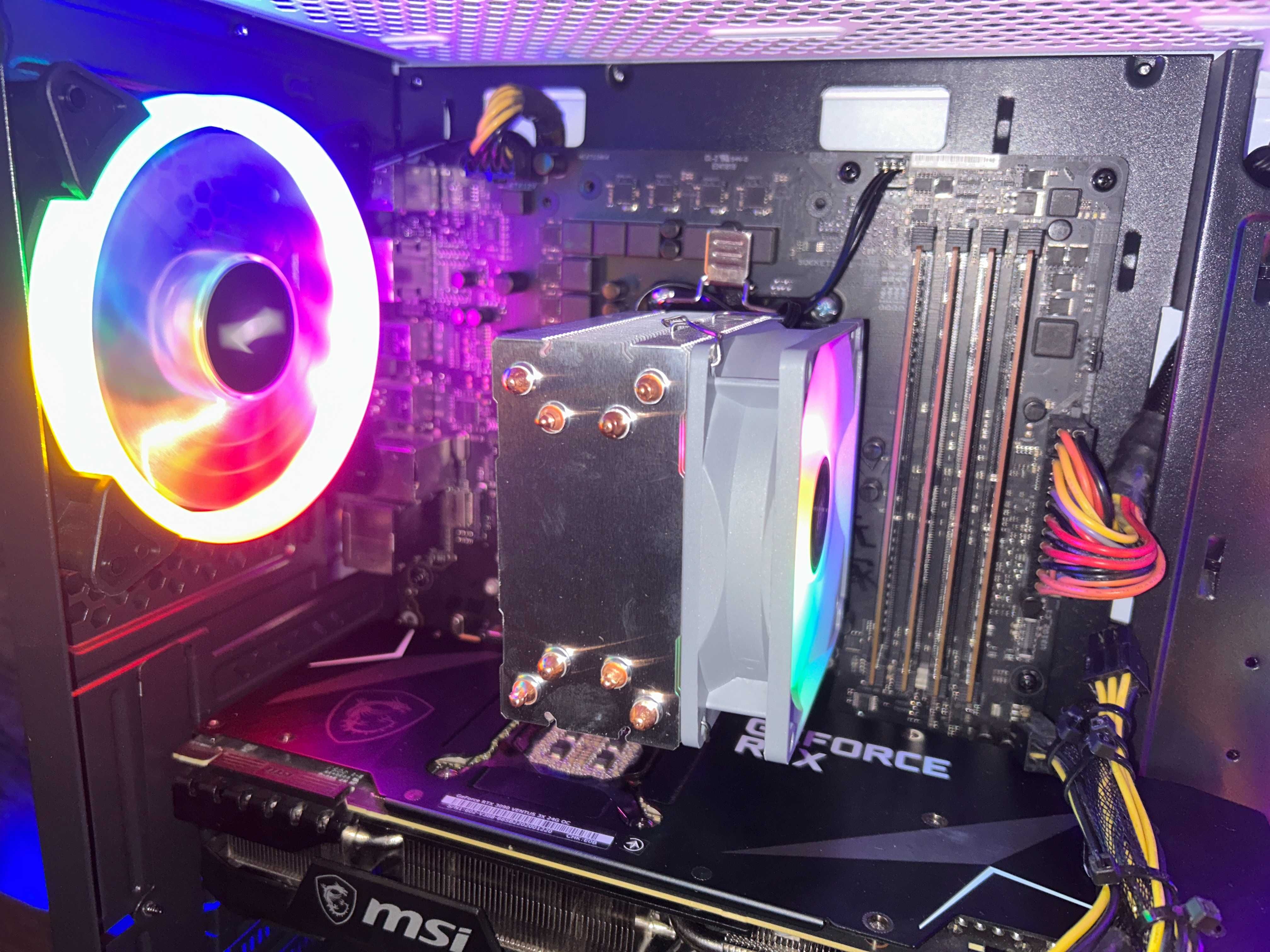 Бесплатная доставка! Игровой ПК Ryzen 7 5700X/32GB DDR4/RTX 3090