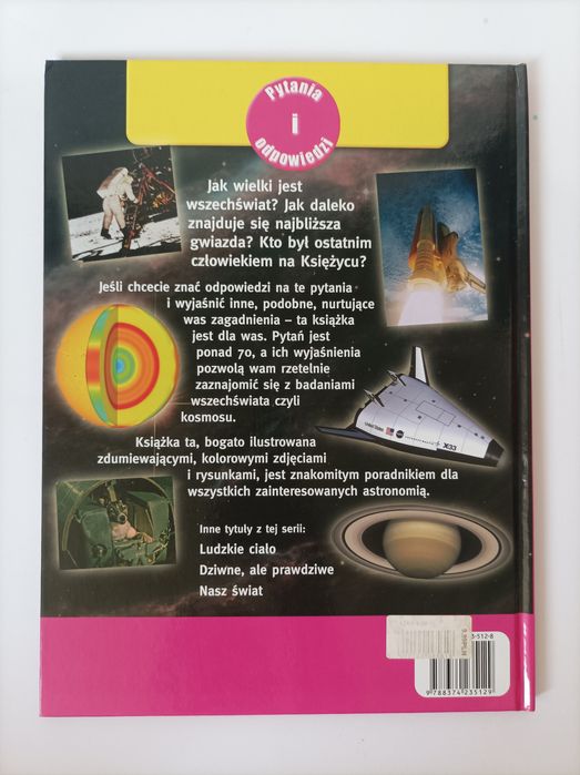 Książka Pytania i odpowiedzi Kosmos
