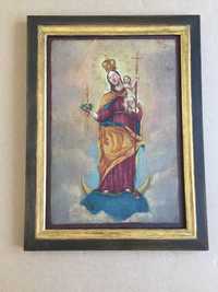 Pintura Antiga Religiosa -- N.S. Conceição  Séc.19