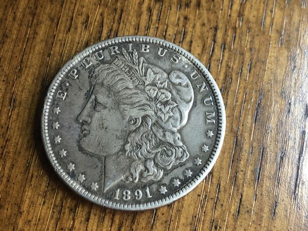 Morgan dolar 1891 bzm usa