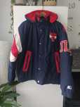 Vintage zimowa kurtka Chicago Bulls roz. M lata '90 granatowo czerwona