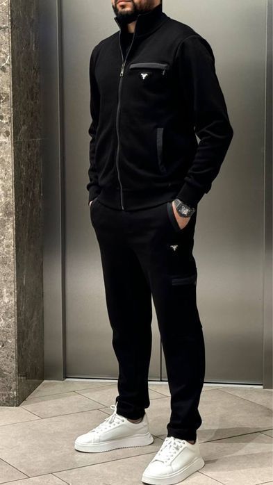 спортивный мужской костюм желтый штаны кофта реглан louis vuitton