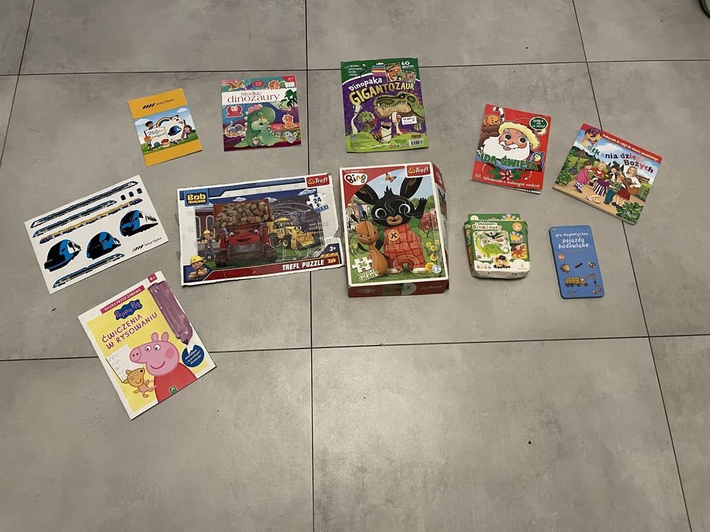 Zestaw edukacyjny gigant puzzle książki