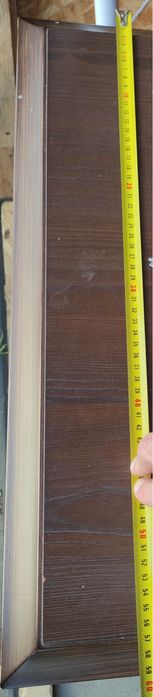 Stół i regał ciemny brąz