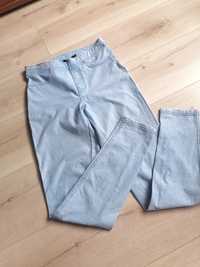 Legginsy spodnie jeansowe z wysokim stanem r. S 36