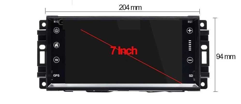Radio android 12 Jeep chrysler dodge wifi usb PL WYPRZ