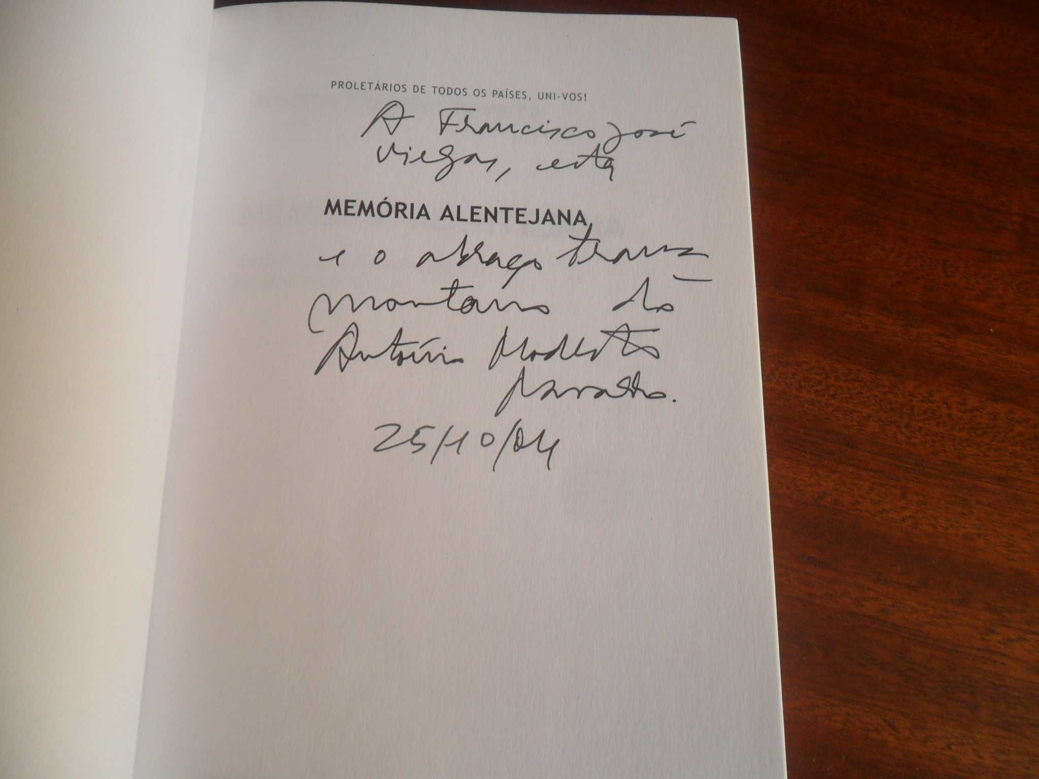 "Memória Alentejana" de António Modesto Navarro - AUTOGRAFADO