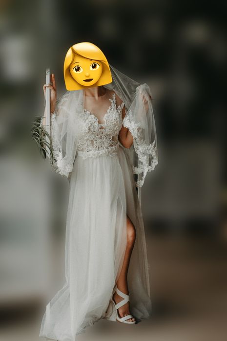 Весільня сукня біла