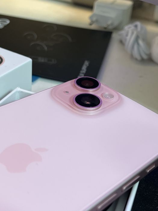 iPhone 15 128gb rosa novo na caixa