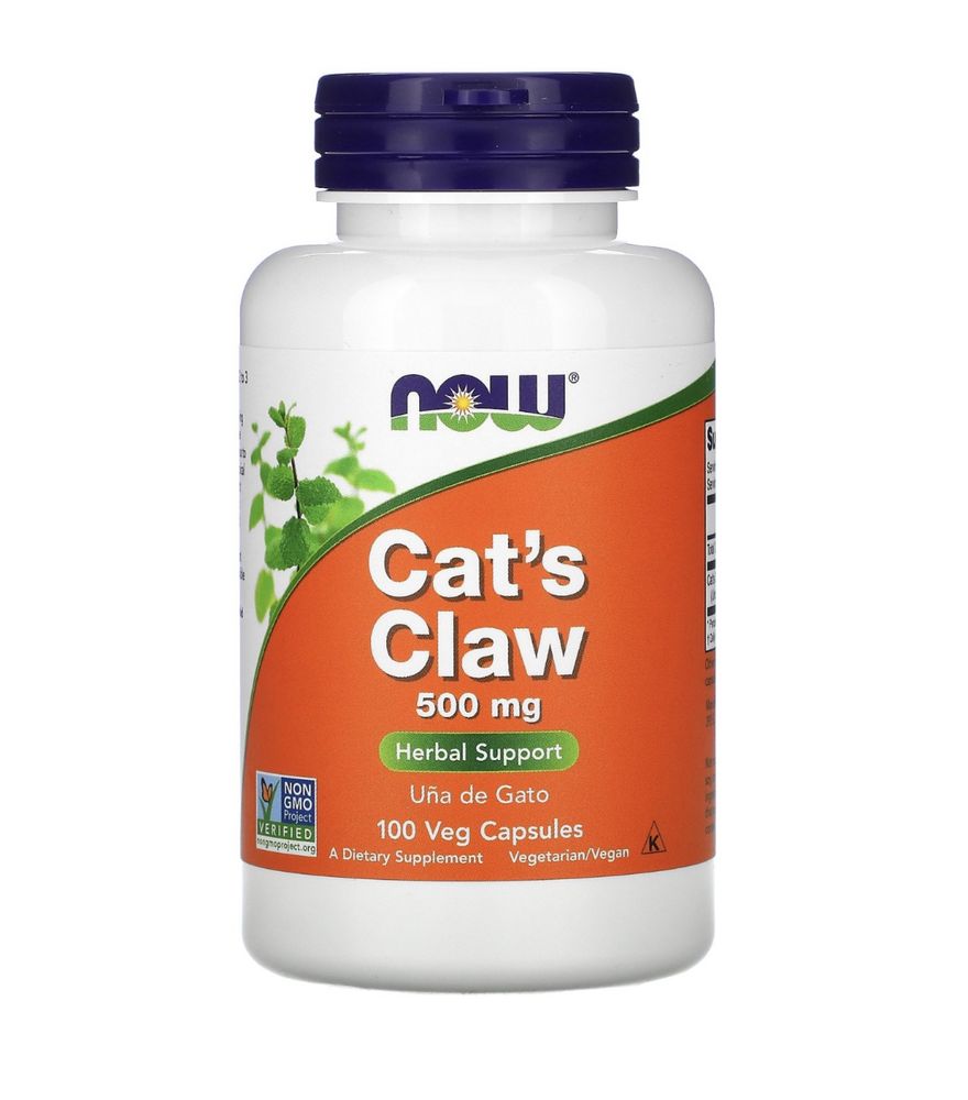 Cat’s Claw 500 mg Now Foods 100 капсул