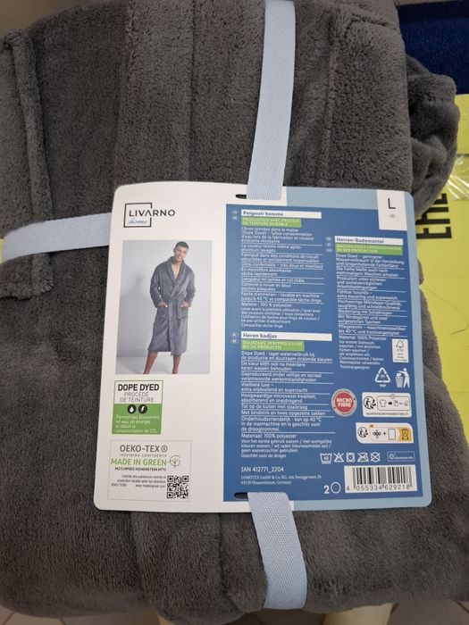 Чоловічий плюшевий халат  livarno