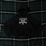 Thrasher vintage pentagram logo baggy oversized y2k skate hoodie худи