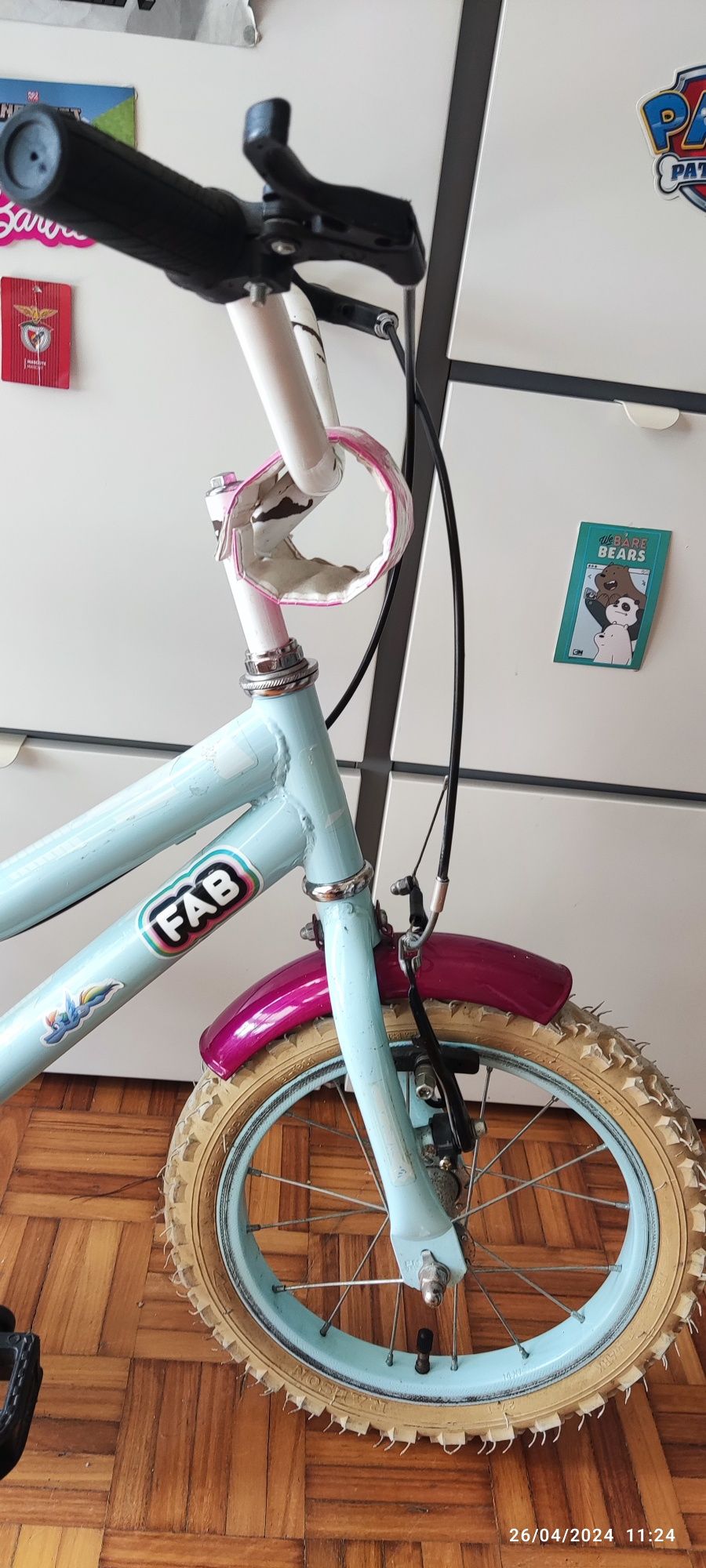 Bicicleta 3-6 Anos roda 14