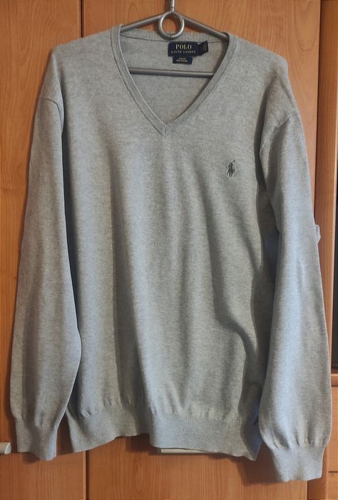 Ralph Lauren oryginalny sweter szary